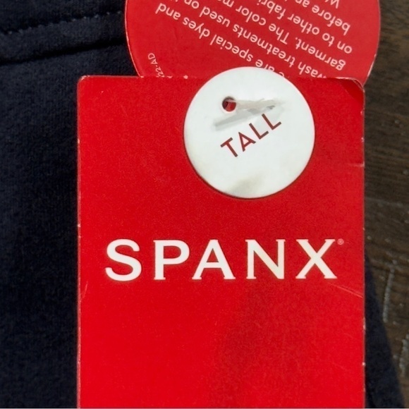 Spanx Faux Suede Flare Pant Classic Navy Size XS Tall Women - Picture 8 of 12